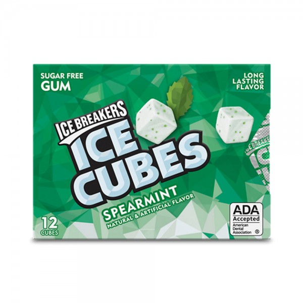 Жвачка ICE BREAKERS Ice Cubes Spearmint 27,6г