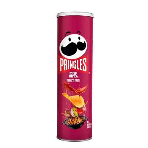 Чипсы Pringles вкус BBQ Steak   110гр