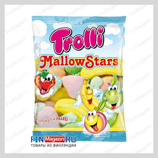 Маршмеллоу Trolli Stars 150 гр