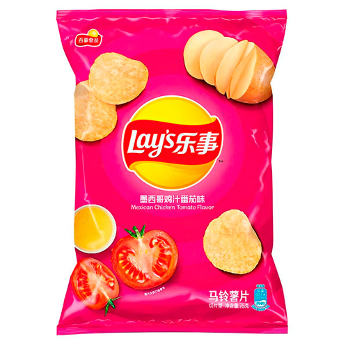 Чипсы Lay's Mexican Chicken Tomato   70гр