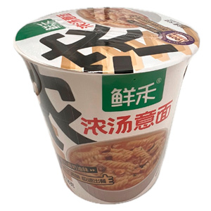 Лапша Wangbaiji в густом бульоне "суп-пюре" со вкусом сливочно-трюфеля   50гр