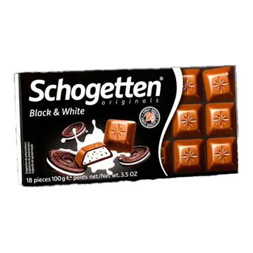 Шоколад Schogetten Black&White   100гр