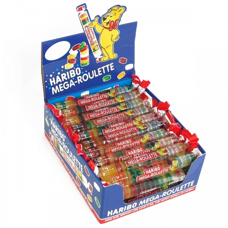 Конфеты Haribo Мега Рулет Фрут 45гр