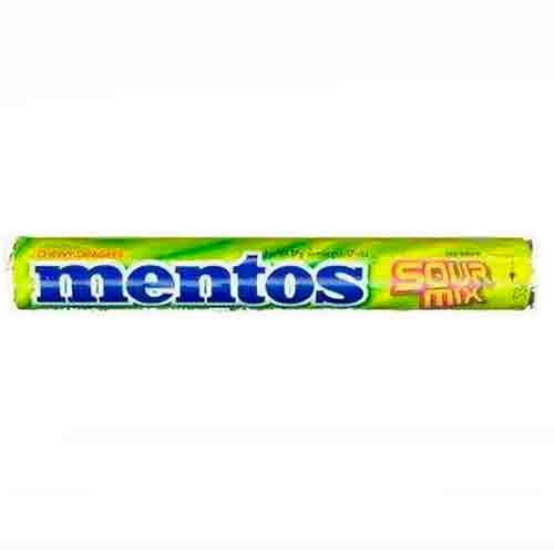 Жев.конфета Mentos Roll Sour Mix    37гр
