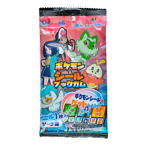 Жев.резинка Coris Pokemon Seal Book с наклейками  3,5гр