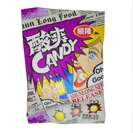Конфеты Shun Long Food Sour Grape   20гр