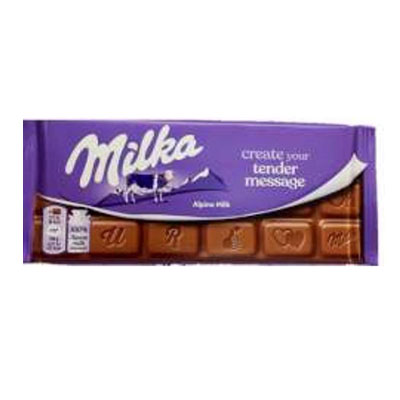 Шоколад Milka Alpine Milk (Тендер месседж) 100гр