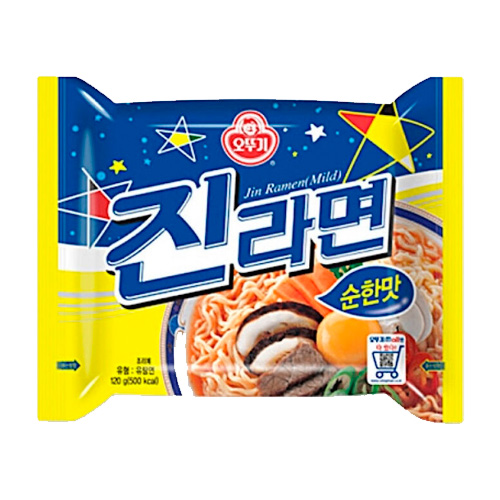 Лапша Ottogi Jin Ramen Mild   120гр