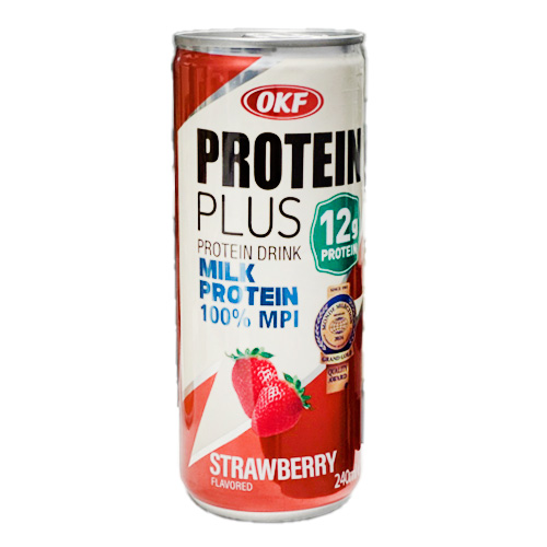 Напиток OKF Protein Plus Strawberry  240мл
