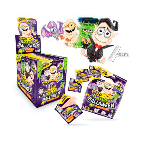 Шипучка + воздушные шары Halloween Johny Bee 8гр