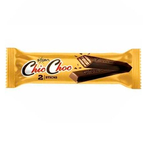 Вафли Solen Chic Choc с шоколадной глазурью  17гр