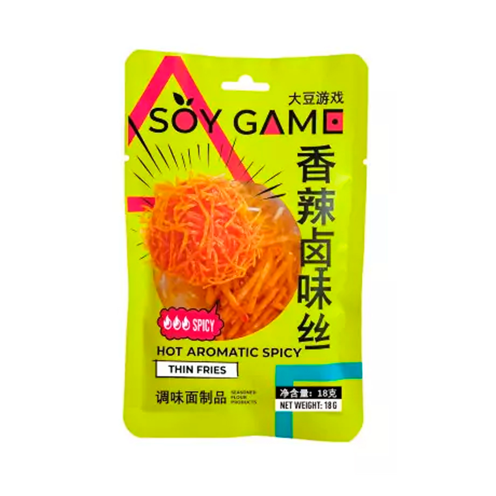 Снек Soy Game Aromatic Hot Straw   18гр