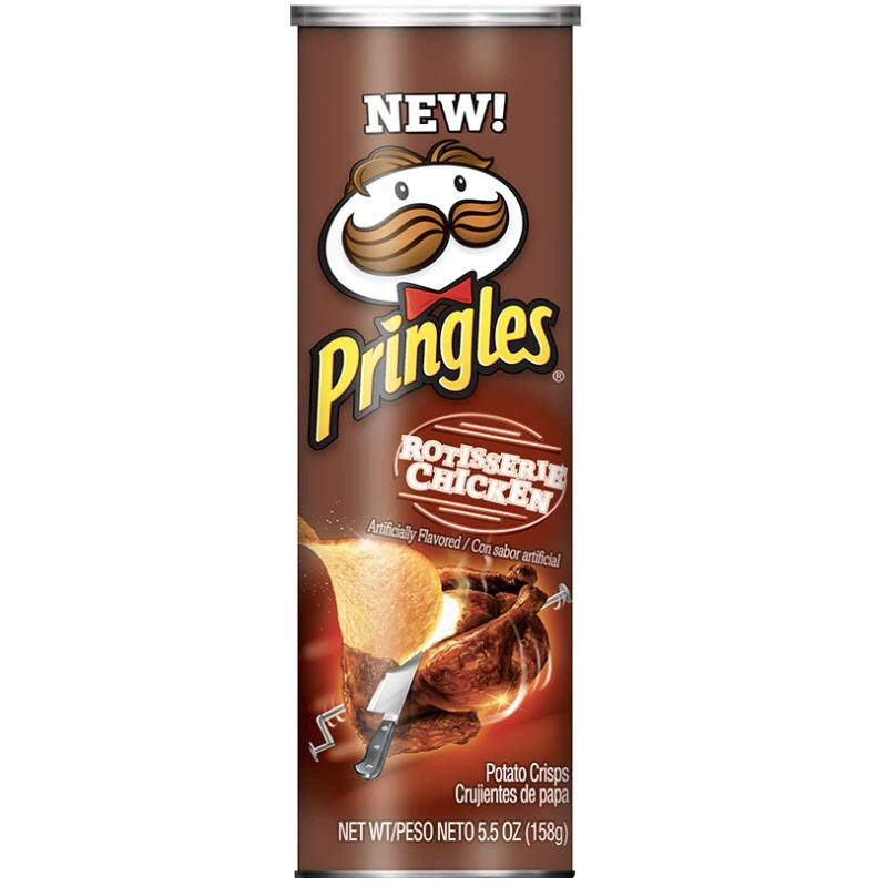 Чипсы Pringles со вкусом курицы гриль   158гр