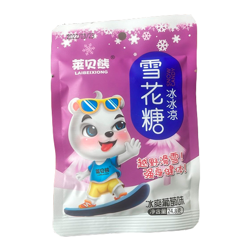 Конфеты Laibeixiong Snow Candy(фиолетовый) 24.8гр