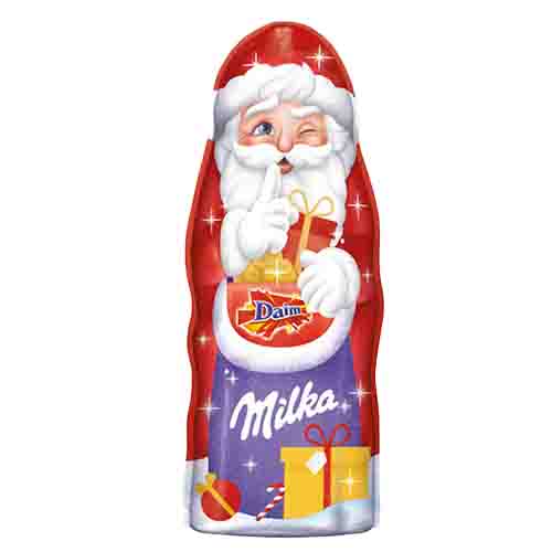 Шоколад Milka Xmas Santa Daim   45гр