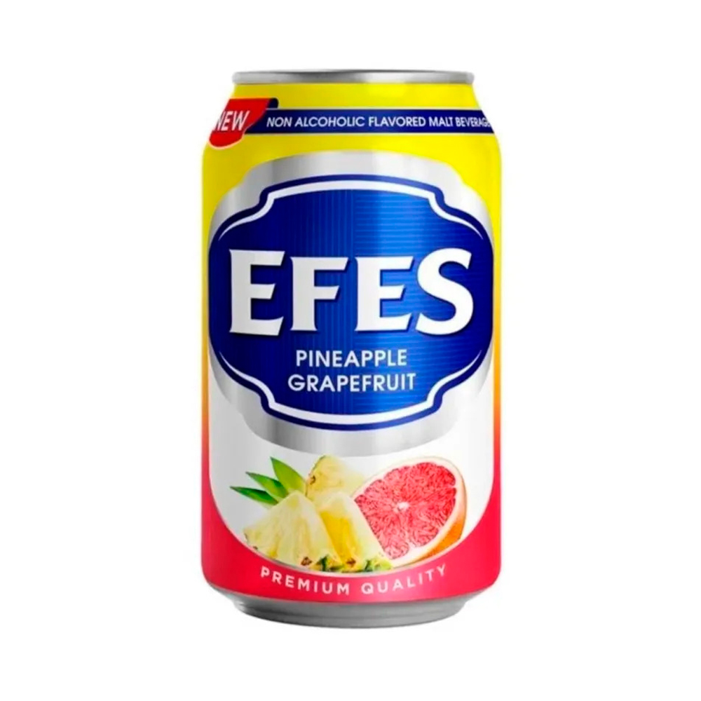 Напиток безалкогольный EFES солодовый Pineapple Grapefruit   330мл