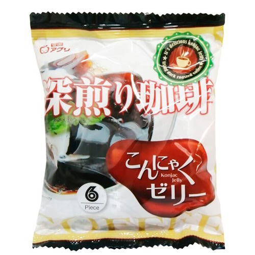 Желе “Yukiguni Aguri” порционное Конняку со вкусом коричневого сахара 160гр.