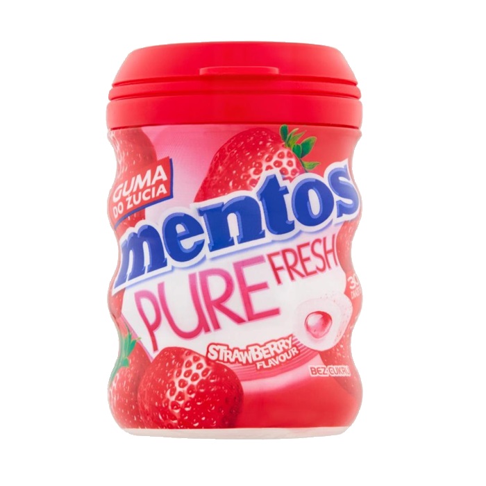 Жев.резинка Mentos Pure Fresh Strawberry   60гр