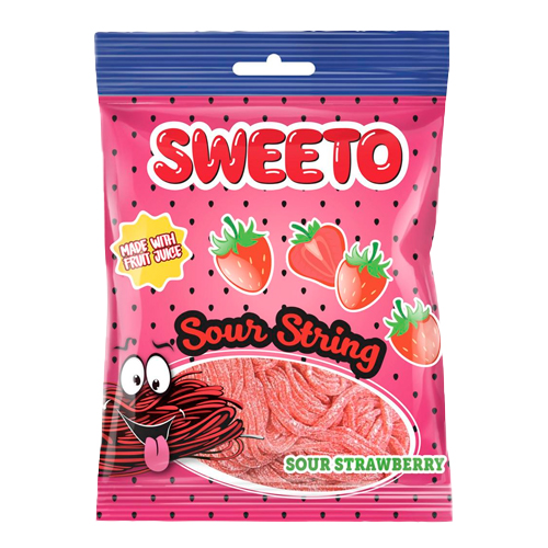 Мармелад Sweeto Sour String Strawberry 80гр