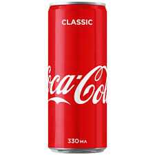 Газ.напиток Coca-Cola Classic ж/б 330мл Грузия