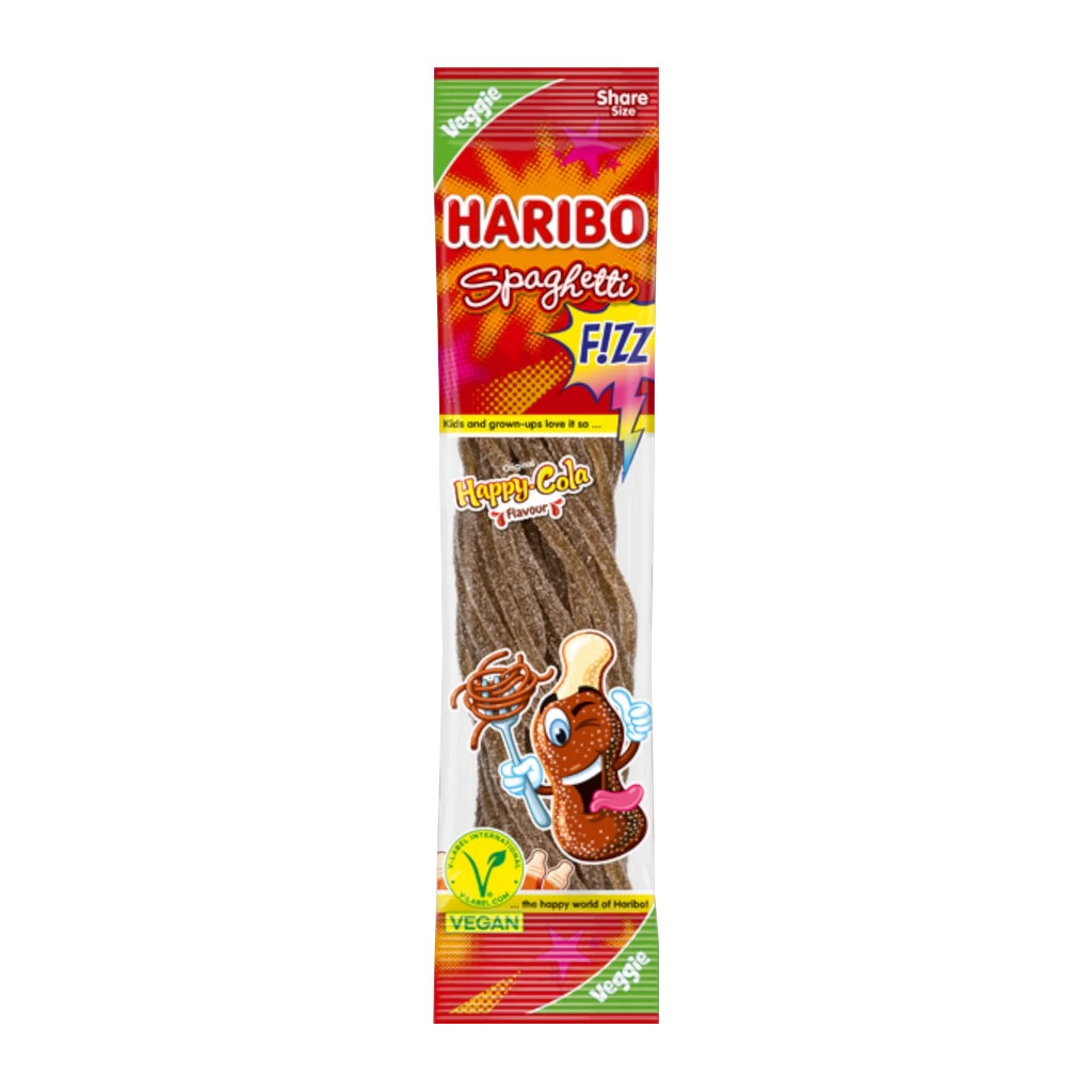 Жев.мармелад Haribo Spaghetti Sour Cola со вкусом колы   200гр