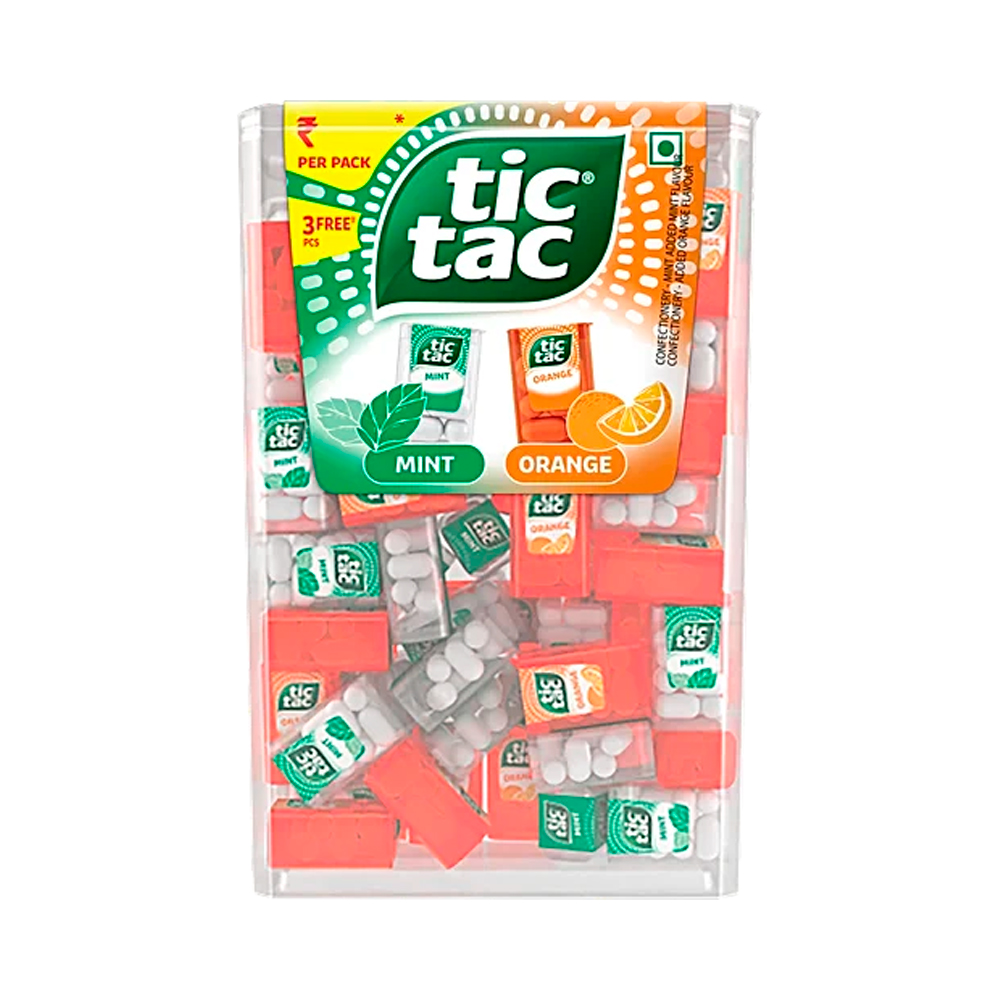 Драже TIC TAC Jar Orange & Mint   255гр