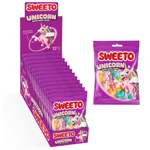 Жев.мармелад в пакетиках SWEETO unicorn 80гр