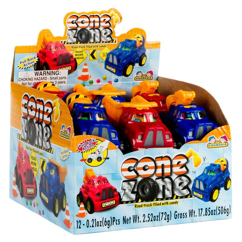 Kidsmania Cone Zone Разноцветные Конфеты 6 гр