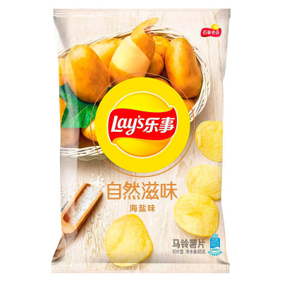 Чипсы Lay's Natural Taste со вкусом морской соли    65гр