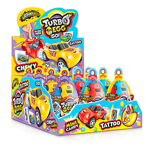 Жев.конфеты Johny Bee Turbo Egg   10гр