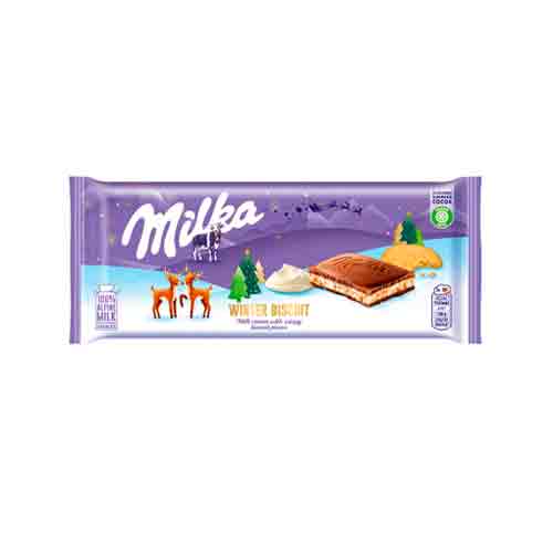 Шоколад Milka Winter Bisquit 100гр