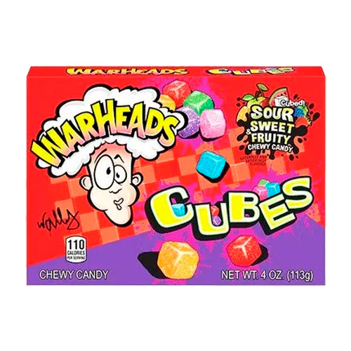 Конфеты Warheads Sour Cubes Fruity Flavor   113,5гр