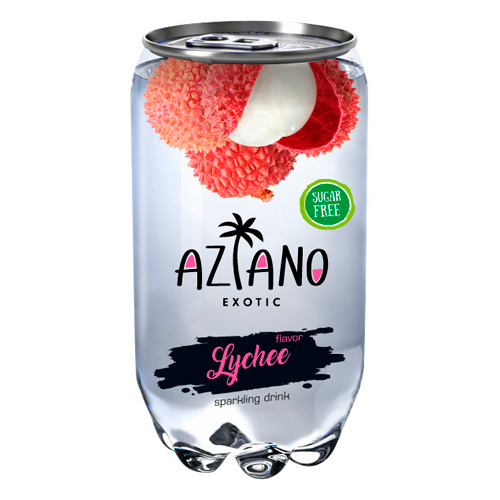 Газ.напиток Aziano Lychee м  350мл