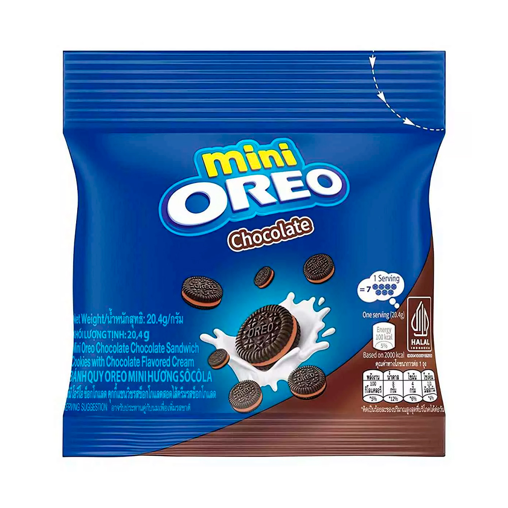 Печенье Oreo Chocolate Mini  20,4гр