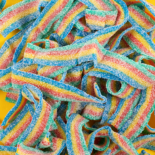Жев. мармелад SWEETO Sour Belt Rainbow 1.5кг. (Тутти-фрутти)