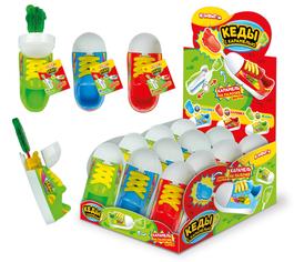 Карамель леденцовая Тутти-Фрутти со вкусом клубники, голубики, яблока   10гр