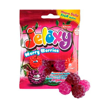 Жевательный Мармелад Jelaxy Merry Berries 80гр