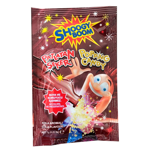 Карамель взрывная Shoogy Boom со вкусом Колы 7гр