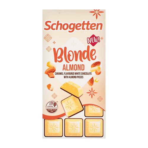 Шоколад Schogetten Blonde Almond   100гр