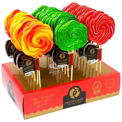 Леденцовая карамель Dendy Candy Цветок 30гр.