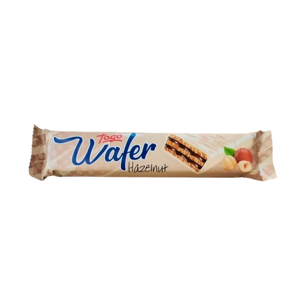 Вафли WAFER в белой шоколадной глазури с ореховой начинкой   30гр