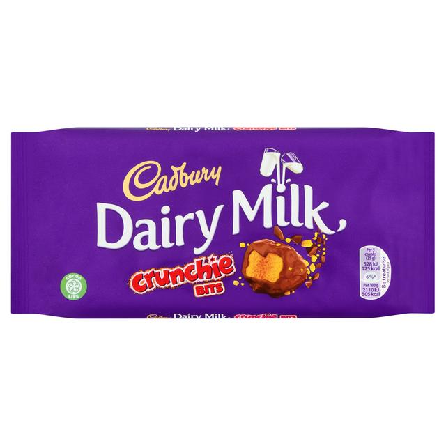 Cadbury Dairy Milk cruchy bar 200гр