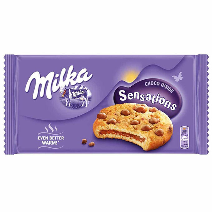 Печенье Milka Mini Sensation с шок.начинкой    52гр