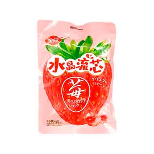 Конфеты Shui Jing Liu Xin Клубника 21гр