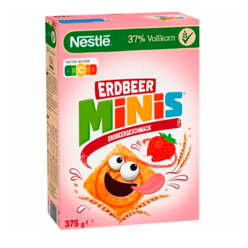 Готовый завтрак Nestle Minis Erdbeergeschmack    375гр