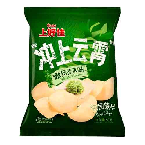Чипсы Oishi Wasabi 80гр