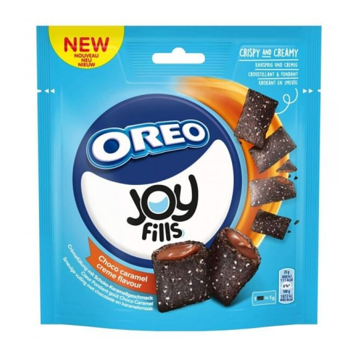 Подушечки Oreo Joy Fills Choco Caramel Biscuits Soft   90гр