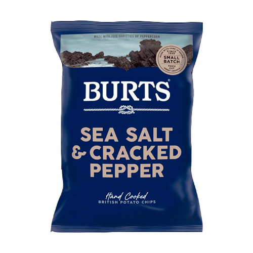 Чипсы Burts Sea Salt and Cracked Pepper   150гр