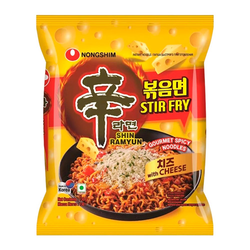 Лапша Nongshim Shib Rameun Stir Fry with Cheese  136гр