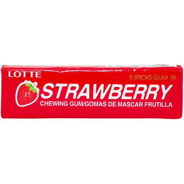 Жевательная резинка Lotte Gum Клубника 12,5гр.